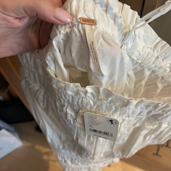 NWT. Free People Gabby Tube Top. White. Size XL - Picture 6 of 7